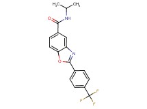 N-isopropyl-2-[4-(trifluoromethyl)phenyl]-1,3-benzoxazole-5-carboxamide