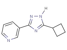 3-(5-cyclobutyl-1H-1,2,4-triazol-3-yl)pyridine