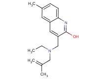 3-{[ethyl(2-methyl-2-propen-1-yl)amino]methyl}-6-methyl-2-quinolinol