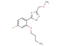 5-(2-butoxy-4-fluorophenyl)-3-(methoxymethyl)-1H-1,2,4-triazole