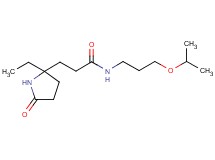 3-(2-ethyl-5-oxo-2-pyrrolidinyl)-N-(3-isopropoxypropyl)propanamide