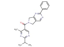 6-[(2-isopropyl-4-methylpyrimidin-5-yl)carbonyl]-2-phenyl-6,7-dihydro-5H-pyrrolo[3,4-d]pyrimidine