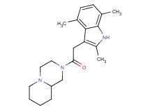 2-[(2,4,7-trimethyl-1H-indol-3-yl)acetyl]octahydro-2H-pyrido[1,2-a]pyrazine