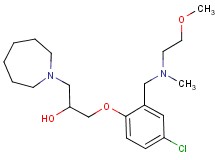 1-azepan-1-yl-3-(4-chloro-2-{[(2-methoxyethyl)(methyl)amino]methyl}phenoxy)propan-2-ol