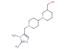 {1'-[(1,2-dimethyl-1H-imidazol-5-yl)methyl]-1,4'-bipiperidin-3-yl}methanol