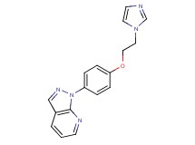 1-{4-[2-(1H-imidazol-1-yl)ethoxy]phenyl}-1H-pyrazolo[3,4-b]pyridine