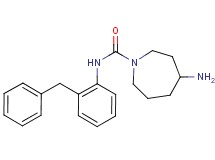 4-amino-N-(2-benzylphenyl)-1-azepanecarboxamide hydrochloride