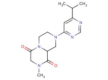 8-(6-isopropylpyrimidin-4-yl)-2-methyltetrahydro-2H-pyrazino[1,2-a]pyrazine-1,4(3H,6H)-dione