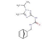 N-[(1R*,2R*,4R*)-bicyclo[2.2.1]hept-5-en-2-ylmethyl]-N'-(1-isopropyl-5-methyl-1H-1,2,4-triazol-3-yl)urea