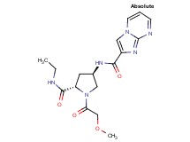 N-[(3R,5S)-5-[(ethylamino)carbonyl]-1-(methoxyacetyl)pyrrolidin-3-yl]imidazo[1,2-a]pyrimidine-2-carboxamide