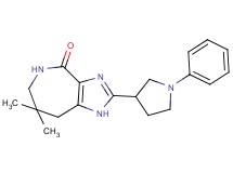 7,7-dimethyl-2-(1-phenylpyrrolidin-3-yl)-5,6,7,8-tetrahydroimidazo[4,5-c]azepin-4(1H)-one
