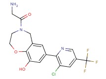 7-[3-chloro-5-(trifluoromethyl)-2-pyridinyl]-4-glycyl-2,3,4,5-tetrahydro-1,4-benzoxazepin-9-ol hydrochloride