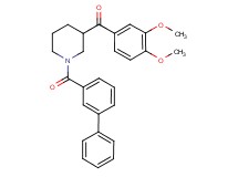[1-(3-biphenylylcarbonyl)-3-piperidinyl](3,4-dimethoxyphenyl)methanone