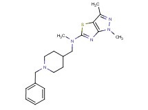 N-[(1-benzylpiperidin-4-yl)methyl]-N,1,3-trimethyl-1H-pyrazolo[3,4-d][1,3]thiazol-5-amine