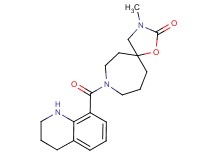 3-methyl-8-(1,2,3,4-tetrahydro-8-quinolinylcarbonyl)-1-oxa-3,8-diazaspiro[4.6]undecan-2-one