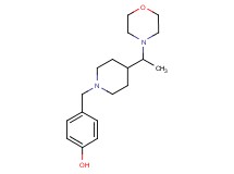 4-({4-[1-(4-morpholinyl)ethyl]-1-piperidinyl}methyl)phenol