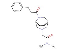 N,N-dimethyl-2-[(1S*,5R*)-6-(3-phenylpropanoyl)-3,6-diazabicyclo[3.2.2]non-3-yl]acetamide