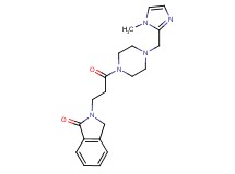 2-(3-{4-[(1-methyl-1H-imidazol-2-yl)methyl]piperazin-1-yl}-3-oxopropyl)isoindolin-1-one