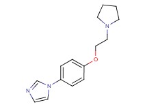 1-[4-(2-pyrrolidin-1-ylethoxy)phenyl]-1H-imidazole