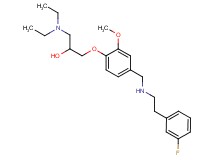 1-(diethylamino)-3-[4-({[2-(3-fluorophenyl)ethyl]amino}methyl)-2-methoxyphenoxy]-2-propanol