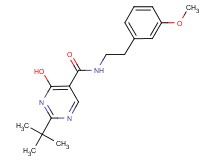 2-tert-butyl-4-hydroxy-N-[2-(3-methoxyphenyl)ethyl]pyrimidine-5-carboxamide