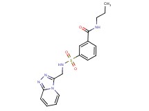 N-propyl-3-{[([1,2,4]triazolo[4,3-a]pyridin-3-ylmethyl)amino]sulfonyl}benzamide