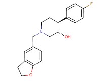 (3S*,4S*)-1-(2,3-dihydro-1-benzofuran-5-ylmethyl)-4-(4-fluorophenyl)piperidin-3-ol