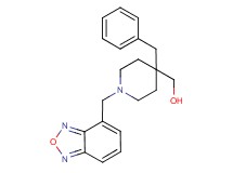 [1-(2,1,3-benzoxadiazol-4-ylmethyl)-4-benzyl-4-piperidinyl]methanol