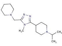 1-isopropyl-4-[4-methyl-5-(piperidin-1-ylmethyl)-4H-1,2,4-triazol-3-yl]piperidine