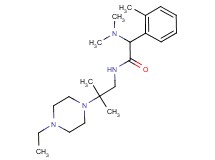 2-(dimethylamino)-N-[2-(4-ethyl-1-piperazinyl)-2-methylpropyl]-2-(2-methylphenyl)acetamide
