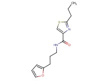 N-[3-(2-furyl)propyl]-2-propyl-1,3-thiazole-4-carboxamide