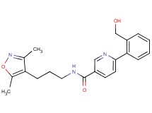 N-[3-(3,5-dimethylisoxazol-4-yl)propyl]-6-[2-(hydroxymethyl)phenyl]nicotinamide