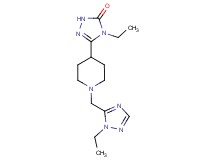 4-ethyl-5-{1-[(1-ethyl-1H-1,2,4-triazol-5-yl)methyl]piperidin-4-yl}-2,4-dihydro-3H-1,2,4-triazol-3-one