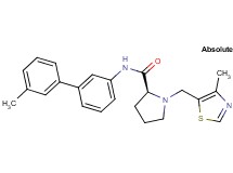 N-(3'-methylbiphenyl-3-yl)-1-[(4-methyl-1,3-thiazol-5-yl)methyl]-L-prolinamide