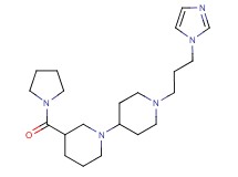 1'-[3-(1H-imidazol-1-yl)propyl]-3-(pyrrolidin-1-ylcarbonyl)-1,4'-bipiperidine