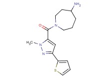 1-{[1-methyl-3-(2-thienyl)-1H-pyrazol-5-yl]carbonyl}-4-azepanamine