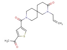 9-[(5-acetyl-3-thienyl)carbonyl]-2-allyl-2,9-diazaspiro[5.5]undecan-3-one