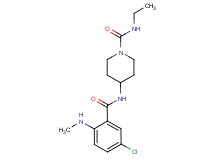 4-{[5-chloro-2-(methylamino)benzoyl]amino}-N-ethylpiperidine-1-carboxamide