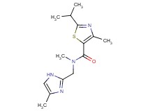 2-isopropyl-N,4-dimethyl-N-[(4-methyl-1H-imidazol-2-yl)methyl]-1,3-thiazole-5-carboxamide