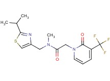 N-[(2-isopropyl-1,3-thiazol-4-yl)methyl]-N-methyl-2-[2-oxo-3-(trifluoromethyl)pyridin-1(2H)-yl]acetamide