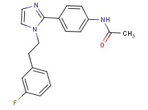 N-(4-{1-[2-(3-fluorophenyl)ethyl]-1H-imidazol-2-yl}phenyl)acetamide