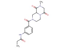 N-{3-[(8-methyl-6,9-dioxooctahydro-2H-pyrazino[1,2-a]pyrazin-2-yl)carbonyl]phenyl}propanamide