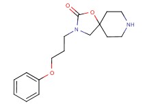 3-(3-phenoxypropyl)-1-oxa-3,8-diazaspiro[4.5]decan-2-one hydrochloride