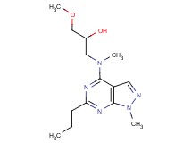 1-methoxy-3-[methyl(1-methyl-6-propyl-1H-pyrazolo[3,4-d]pyrimidin-4-yl)amino]-2-propanol