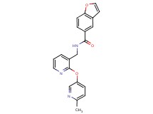 N-({2-[(6-methylpyridin-3-yl)oxy]pyridin-3-yl}methyl)-1-benzofuran-5-carboxamide