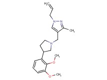 1-allyl-4-{[3-(2,3-dimethoxyphenyl)pyrrolidin-1-yl]methyl}-3-methyl-1H-pyrazole