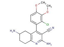 2,6-diamino-4-(2-chloro-3,4-dimethoxyphenyl)-5,6,7,8-tetrahydroquinoline-3-carbonitrile