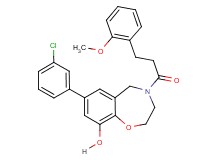 7-(3-chlorophenyl)-4-[3-(2-methoxyphenyl)propanoyl]-2,3,4,5-tetrahydro-1,4-benzoxazepin-9-ol