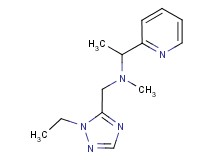 N-[(1-ethyl-1H-1,2,4-triazol-5-yl)methyl]-N-methyl-1-pyridin-2-ylethanamine