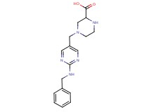 4-{[2-(benzylamino)pyrimidin-5-yl]methyl}piperazine-2-carboxylic acid